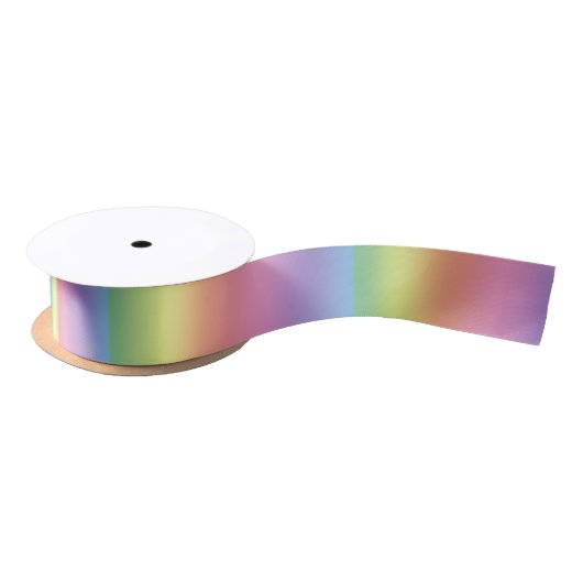 Lint - regenboogkleuren - Verticaal (Spoel)