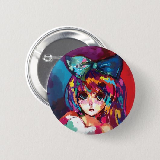 Lint Ronde Button 5,7 Cm (Voorkant /achterkant)