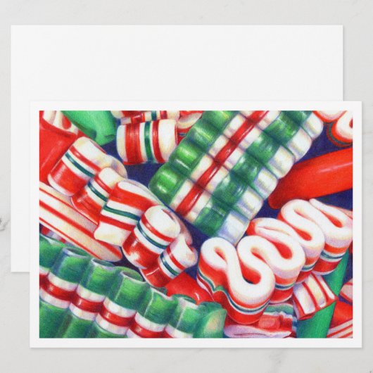 LINT SNOEP 6.5x8.75 Platte Kaart (Voorkant / Achterkant)