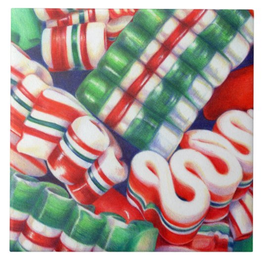 LINT SNOEP 6x6 keramische Tegel Tegeltje (Voorkant)