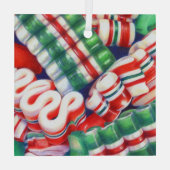 LINT SNOEP Glas Vierkant Ornament (Achterkant)