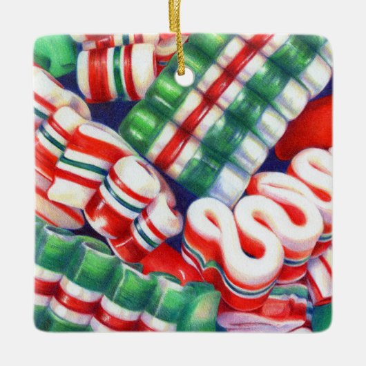 LINT SNOEP Keramisch Vierkant Ornament (Voorkant)