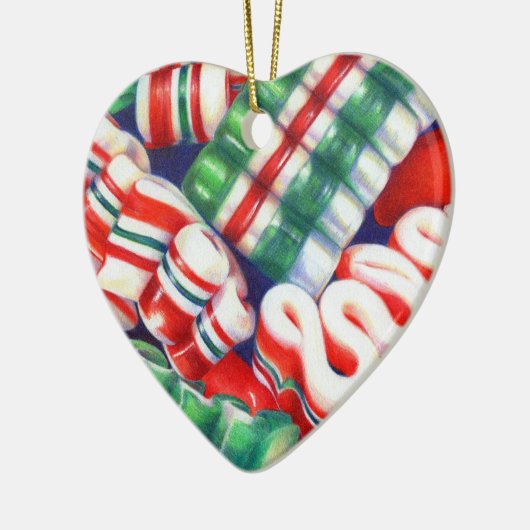 LINT SNOEP keramische hart Ornament (Links)