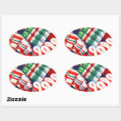 LINT SNOEP Ovale Stickers (Vel)