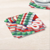 LINT SNOEP Ticket Papier Onderzetters (Gekanteld)