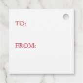 LINT SNOEP Vierkante Gift Labels (Achterkant)