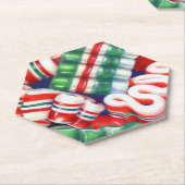 LINT SNOEP zeshoek papier Onderzetters (Schuin)