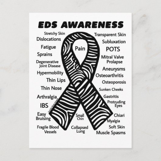 Lint/Symptomen...EDS Briefkaart (Voorkant)