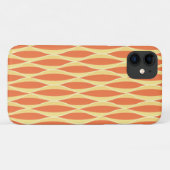 Lint uit de middeleeuwen - oranje en geel Case-Mate iPhone case (Achterkant (horizontaal))