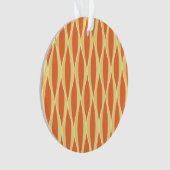 Lint uit de middeleeuwen - oranje en geel ornament (voorkant)