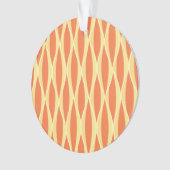 Lint uit de middeleeuwen - oranje en geel ornament (voorkant)