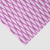 Lint uit de middeleeuwen - roze en grijs / grijs tissuepapier (Detail)
