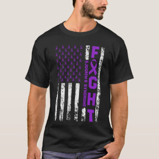 Lint van het Syndroom van Sjögren Strijd VS Vlag T-shirt