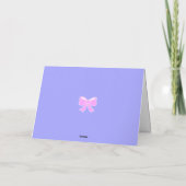 Lint Verjaardag Dankkaart Bedankkaart (Achterkant)