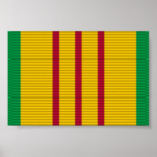 Lint Vietnam Service Medal Poster