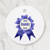 Lint voor beste daddy ooit winnaar voor vader bedankjes labels (Achterkant)