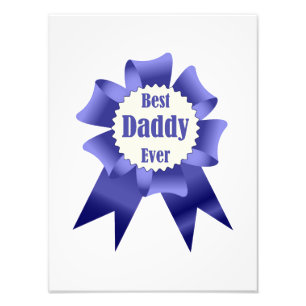 Lint voor beste daddy ooit winnaar voor vader foto afdruk