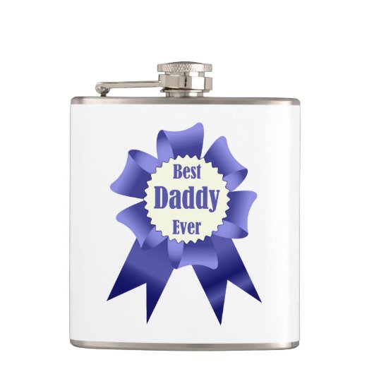 Lint voor beste daddy ooit winnaar voor vader heupfles (Voorkant)