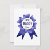 Lint voor beste daddy ooit winnaar voor vader kaart (Voorkant)
