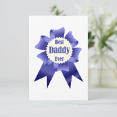 Lint voor beste daddy ooit winnaar voor vader kaart (Staand voorkant)