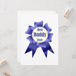 Lint voor beste daddy ooit winnaar voor vader kaart