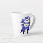 Lint voor beste daddy ooit winnaar voor vader latte mok (Rechterhoek)