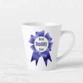 Lint voor beste daddy ooit winnaar voor vader latte mok (Rechts)