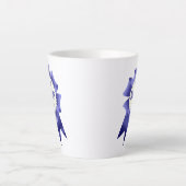 Lint voor beste daddy ooit winnaar voor vader latte mok (Voorkant)