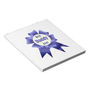 Lint voor beste daddy ooit winnaar voor vader notitieblok