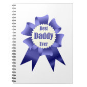 Lint voor beste daddy ooit winnaar voor vader notitieboek (Voorkant)