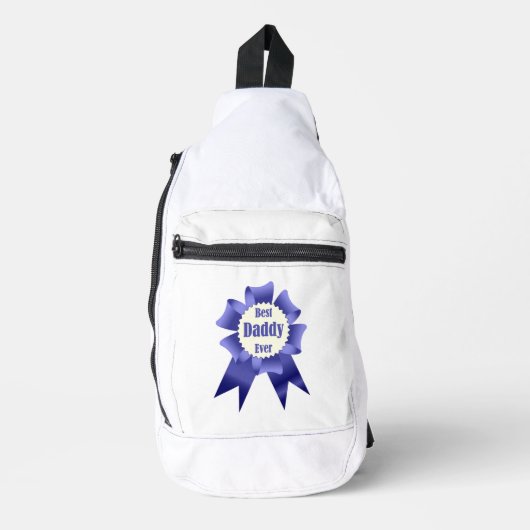 Lint voor beste daddy ooit winnaar voor vader sling bag (Voorkant)