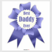 Lint voor beste daddy ooit winnaar voor vader sticker (Vel)
