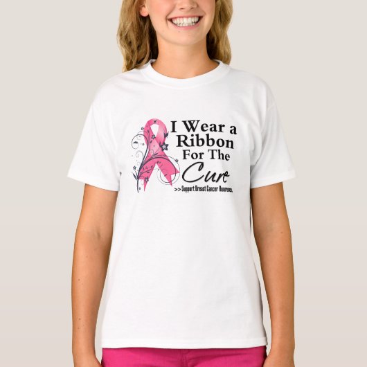lint voor de kuur - borstkanker t-shirt (Voorkant)
