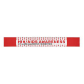 Lint voor het HIV/AIDS Awareness Patroon (Voorkant)