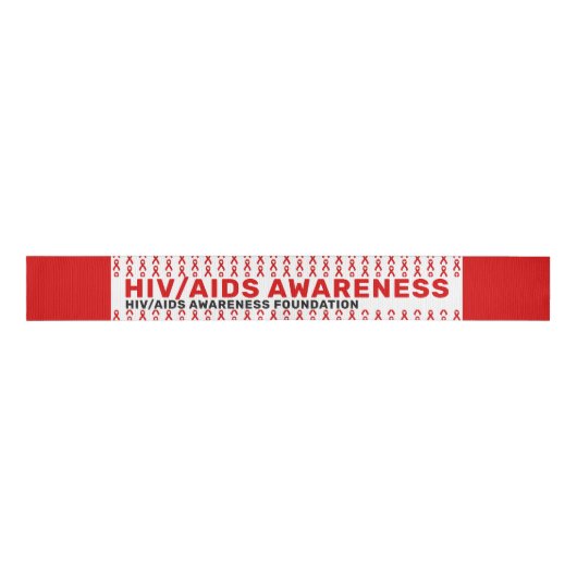 Lint voor het HIV/AIDS Awareness Patroon (Voorkant)
