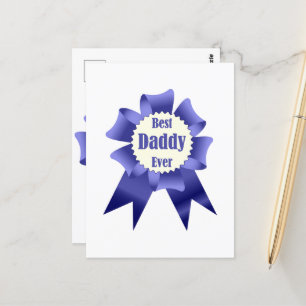 Lint voor winnaar van de Beste Papa Ooit-verenigin Briefkaart