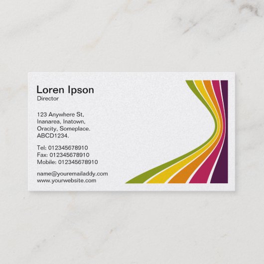 Lint Wave - Kleuren 03b Visitekaartje (Achterkant)