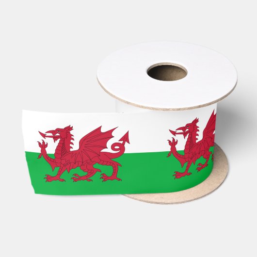 Lint Welshe vlag, Draak mode, Cymru, Wales (Spoel)