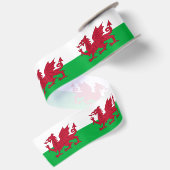 Lint Welshe vlag, Draak mode, Cymru, Wales (Achterkant)