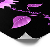 Lint Zonnebloemvlinder Overdosis Awareness Mont Poster (Hoek)