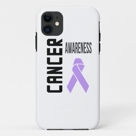 Lintbewustzijn Lavendel (alle kanker) Lint Case-Mate iPhone Case (Achterkant)