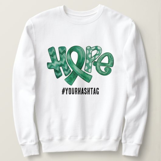 Lintbewustzijnslinger Gepersonaliseerde Hashtag Trui (Design voorkant)