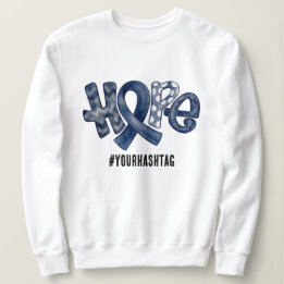 Lintbewustzijnslinger Gepersonaliseerde Hashtag Trui