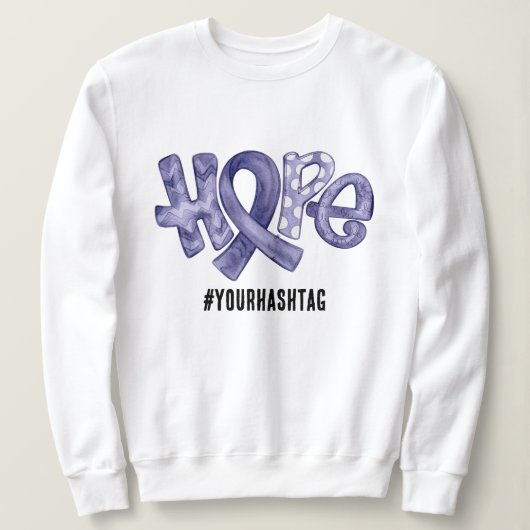 Lintbewustzijnspersonaliseerde Hashtag Trui (Design voorkant)
