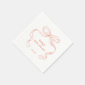 Lintboog - Baby Girl Douche Servetten (Hoek)