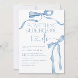 lintboog | Blauw-wit Vrijgezellenfeest Kaart