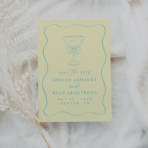 Lintboog Elegant Modern Save the Date Kaart