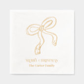 Lintboog illustratie folie servetten (Voorkant)