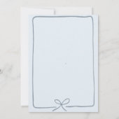 lintboog | zoet Baby shower Kaart (Achterkant)