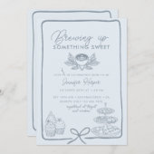 lintboog | zoet Baby shower Kaart (Voorkant / Achterkant)